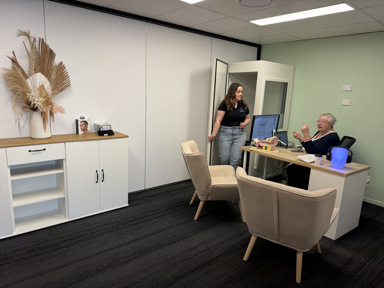 A consultation in one of our clinic rooms